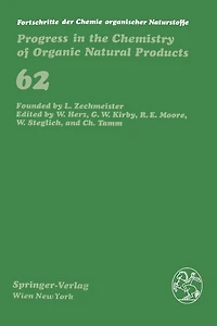 Fortschritte der Chemie organischer Naturstoffe / Progress in the Chemistry of Organic Natural Products