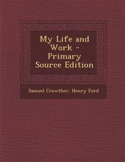 My Life and Work