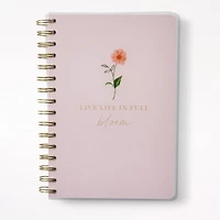 A5 Poly Pro Spiral Journal, Live Life