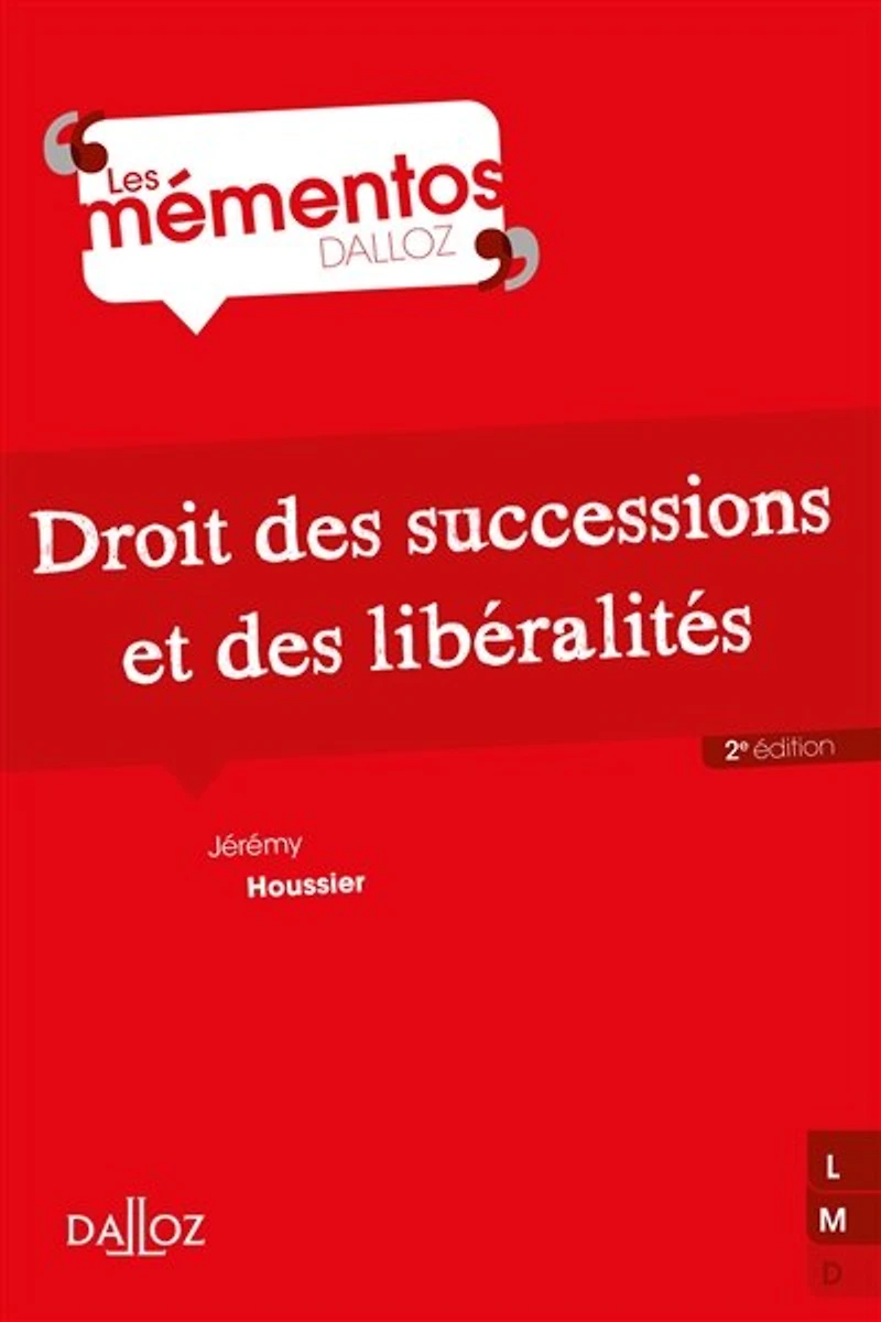 Droit des successions et libéralités 3ed