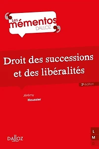 Droit des successions et libéralités 3ed