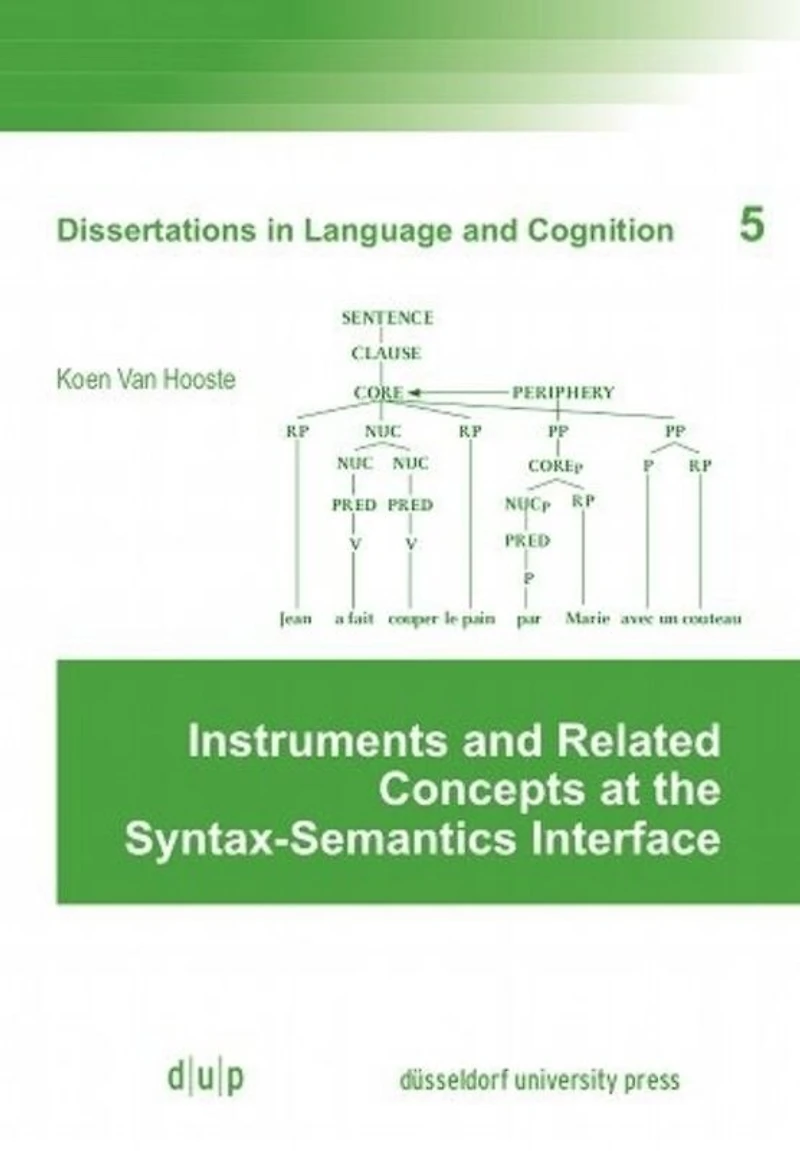 Instruments and Related Concepts at the Syntax-Semantics Interface
