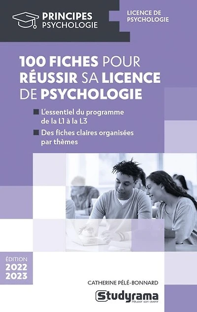 100 fiches pour réussir sa licence de psychologie: 2022-2023
