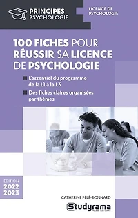 100 fiches pour réussir sa licence de psychologie: 2022-2023