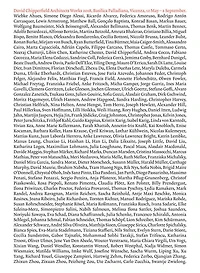 David Chipperfield Architects: Works 2018: Vicenza, Basilica Palladiana, 12 May-2 September