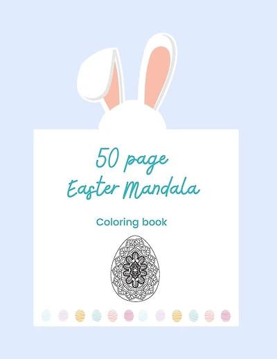 50 Mandala Easter Coloring Pages