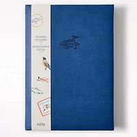 Large Hardcover Journal with Stickers, PU Cover, Duck Icon