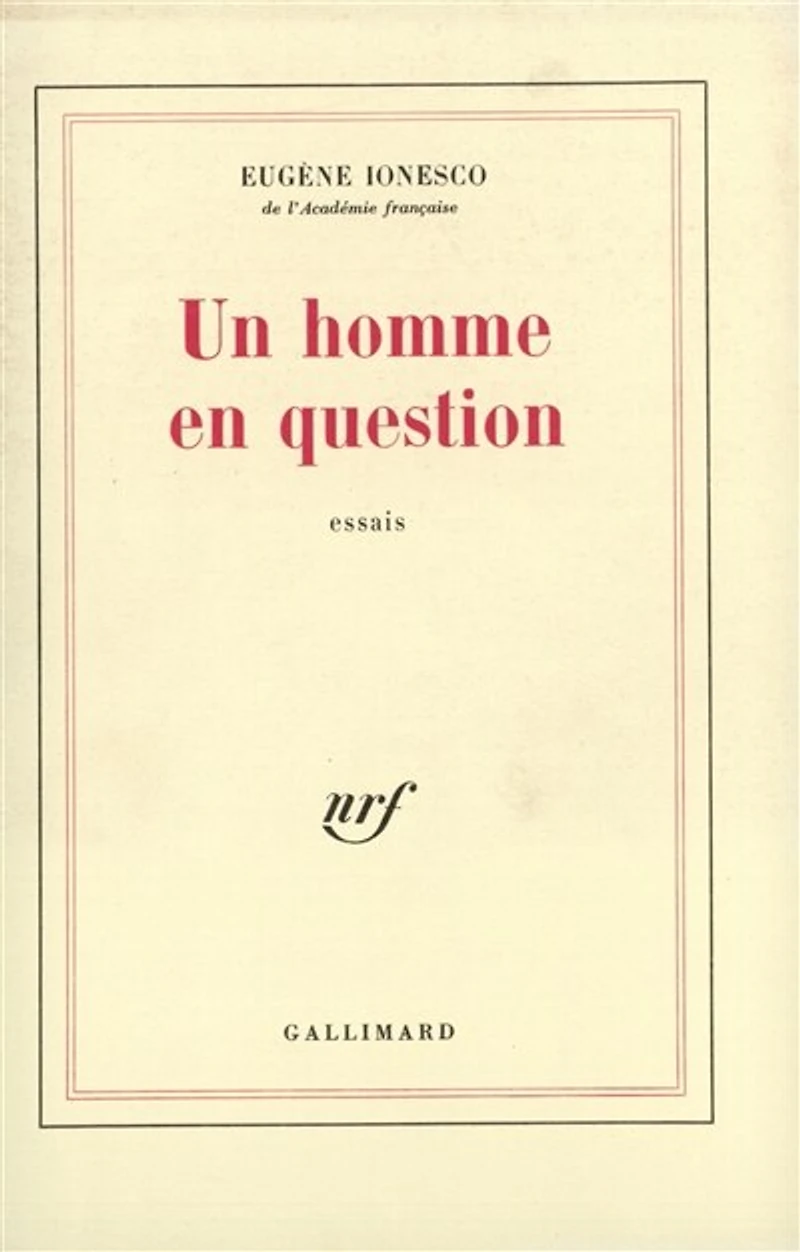 Un Homme en question