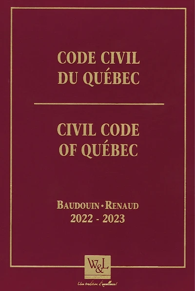 Code civil du Québec 2022-2023