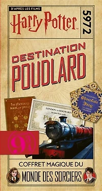 Destination Poudlard, Harry Potter : platform 9 3-4 : coffret magique du monde des sorciers