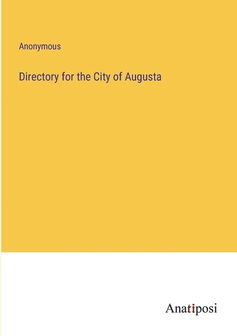 Directory for the City of Augusta