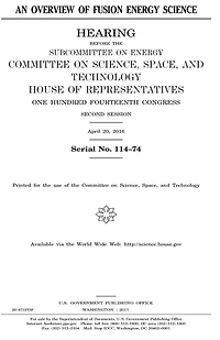An overview of fusion energy science