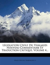 Législation Civile Du Thalmud: Nouveau Commentaire Et Traduction Critique, Volume 4...
