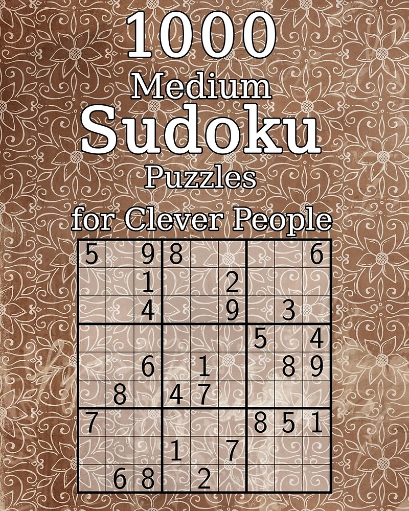 1000 Medium Sudoku Puzzles for Clever People: Classic Sudoku - Perfect as a Gift - Sudoku Booklet - incl. Solutions