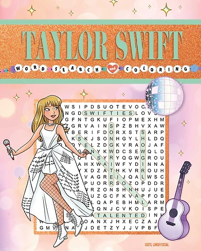 Taylor Swift Word Search and Coloring