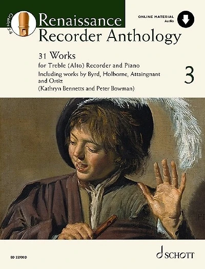 Bowman/Bennetts: Renaissance Recorder Anthology - Volume 3 Book/Online Media
