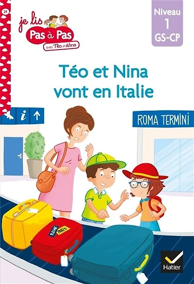 Téo et Nina vont en Italie: niveau 1, GS-CP