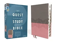 NIV, Quest Study Bible, Hardcover, Blue, Comfort Print: The Only Q and A Bible