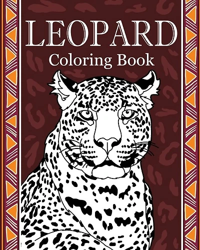 Leopard Coloring Book: Leopard Coloring Pages Designs for Stress Relief and Relaxation