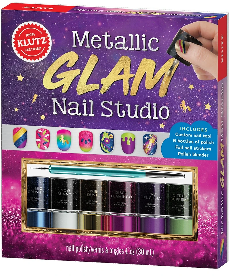 Metallic Glam Nail Studio