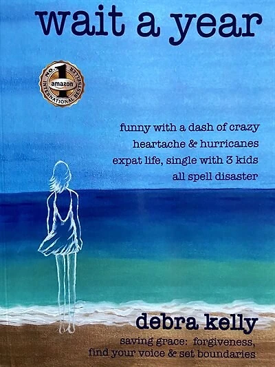 Wait a Year: funny with a dash of crazy heartache and hurricanes expat life, single with three kids all spell dis