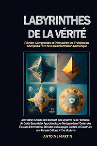 Labyrinthes de la Vérité: De l'Histoire Secrète des Illuminati aux Mystères de la Pandémie: Un Guide Essentiel et Approfondi pour Naviguer dans l'Océan des Fausses Informations, Décoder les Messages Cachés et Construire une Pensée Critique à l'Ère Moderne