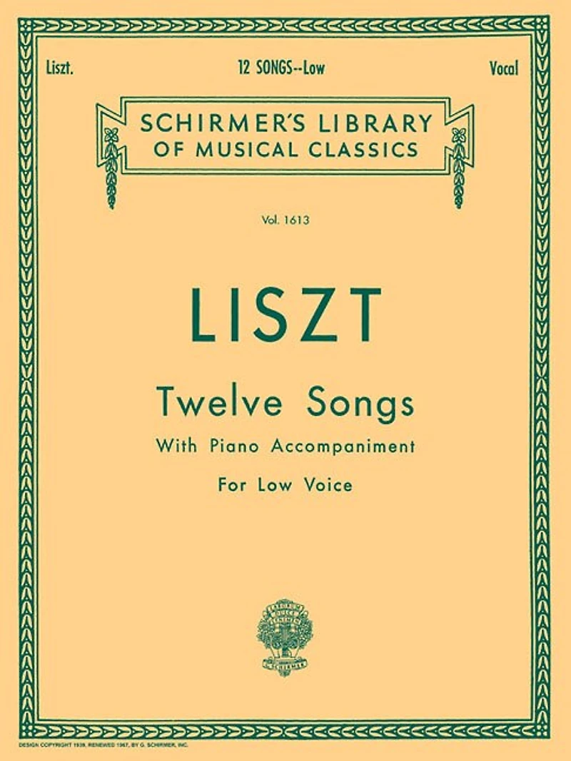 12 Songs: Low Voice