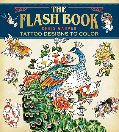Flash Book: Hand-Drawn Tattoos to Color