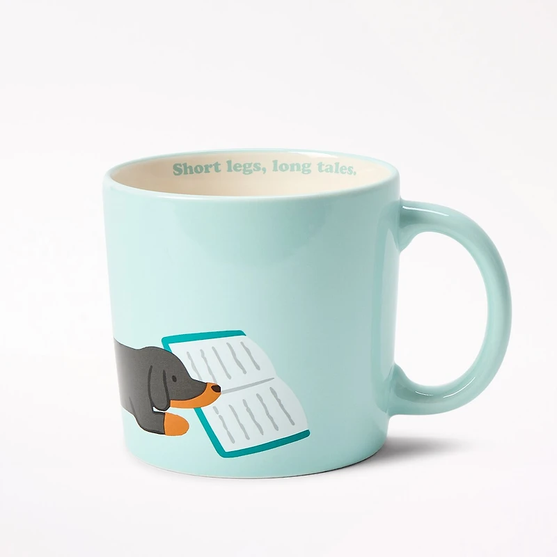 Dachshund Reading Mug
