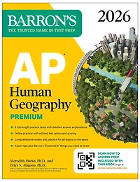 AP Human Geography Premium, 2027: Prep Book with 6 Practice Tests+ Comprehensive Review + Online