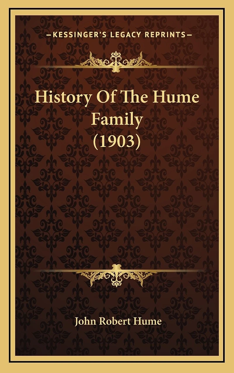 History Of The Hume Family (1903)