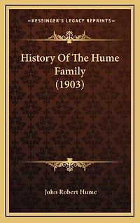 History Of The Hume Family (1903)