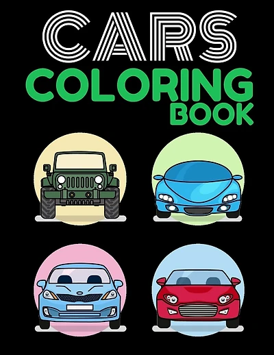 Cars Coloring Book: Great Gift for For Kids & Adults, Boys & Girls. 38 unique car pictures! Pages are one-sided so markers won't bleed through onto another picture. Empty Pages can be used for sketching