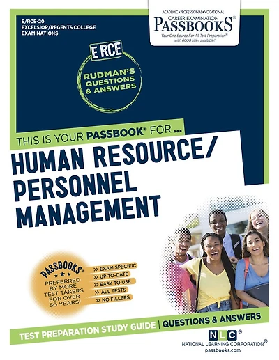 Human Resource/Personnel Management (RCE-20): Passbooks Study Guide