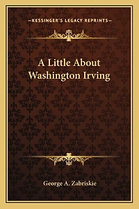 A Little About Washington Irving