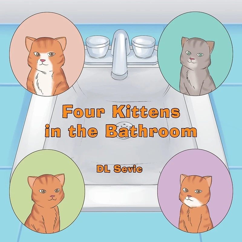 Four Kittens In The Bathroom