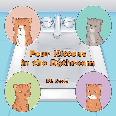 Four Kittens In The Bathroom