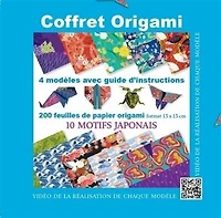 Coffret origami - 10 motifs japonais