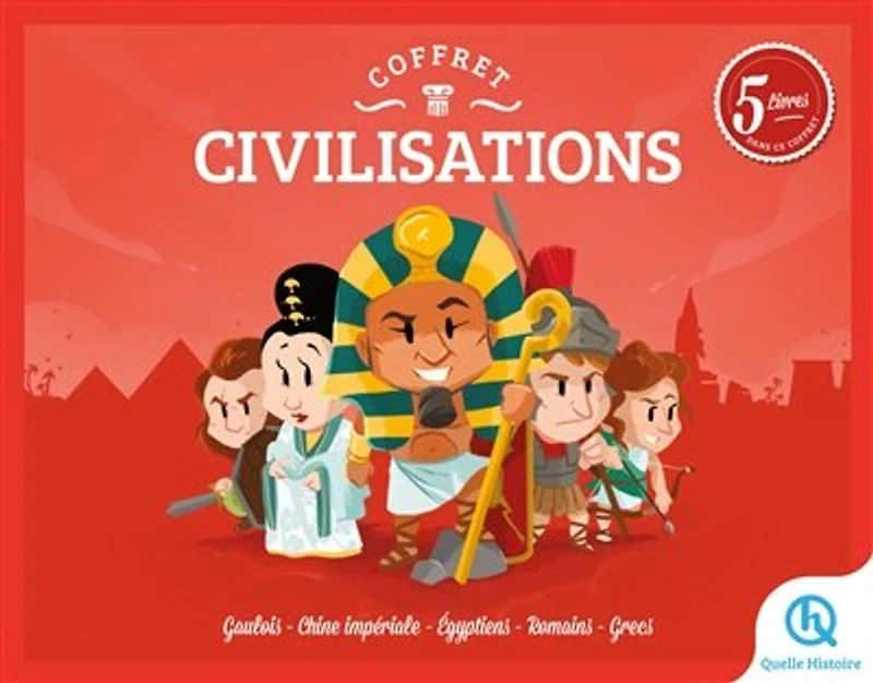 Coffret civilisations: 5 livres