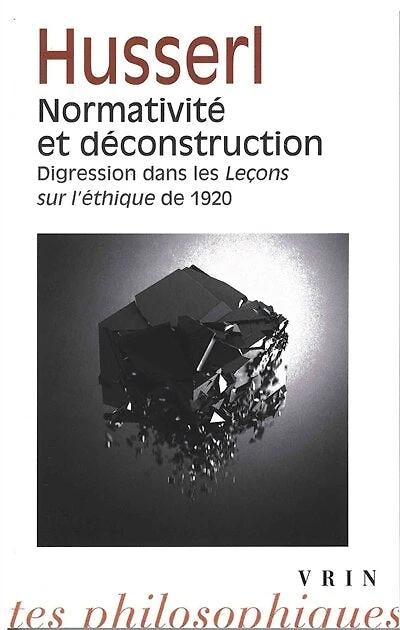 Normativité et déconstruction: digression dans les Leçons sur l'éthique de 1920