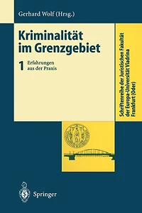 Kriminalität Im Grenzgebiet: Band 1: Erfahrungen Aus Der Praxis