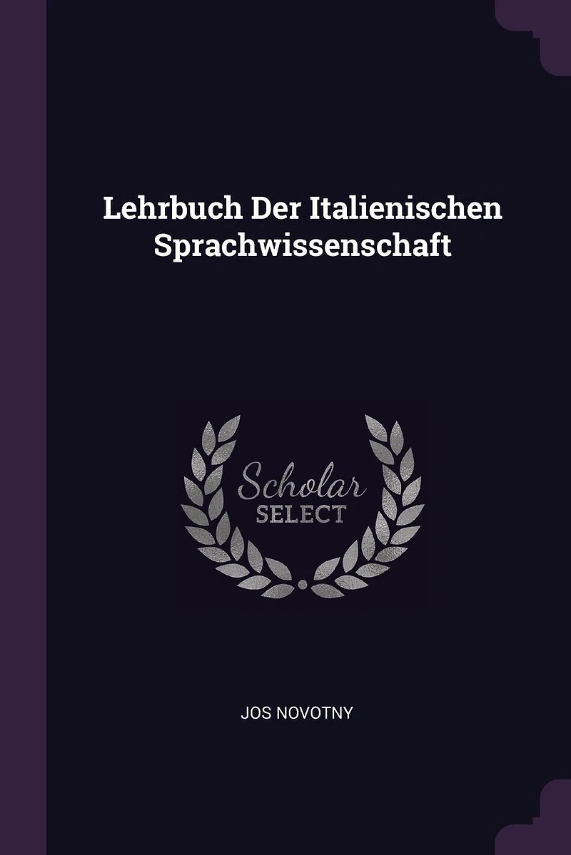 Lehrbuch Der Italienischen Sprachwissenschaft