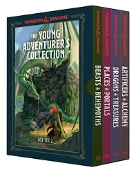 The Young Adventurer's Collection Box Set 2 (Dungeons & Dragons 4-Book Boxed Set): Beasts & Behemoths, Dragons & Treasures, Places & Portals, Artificers & Alchemy