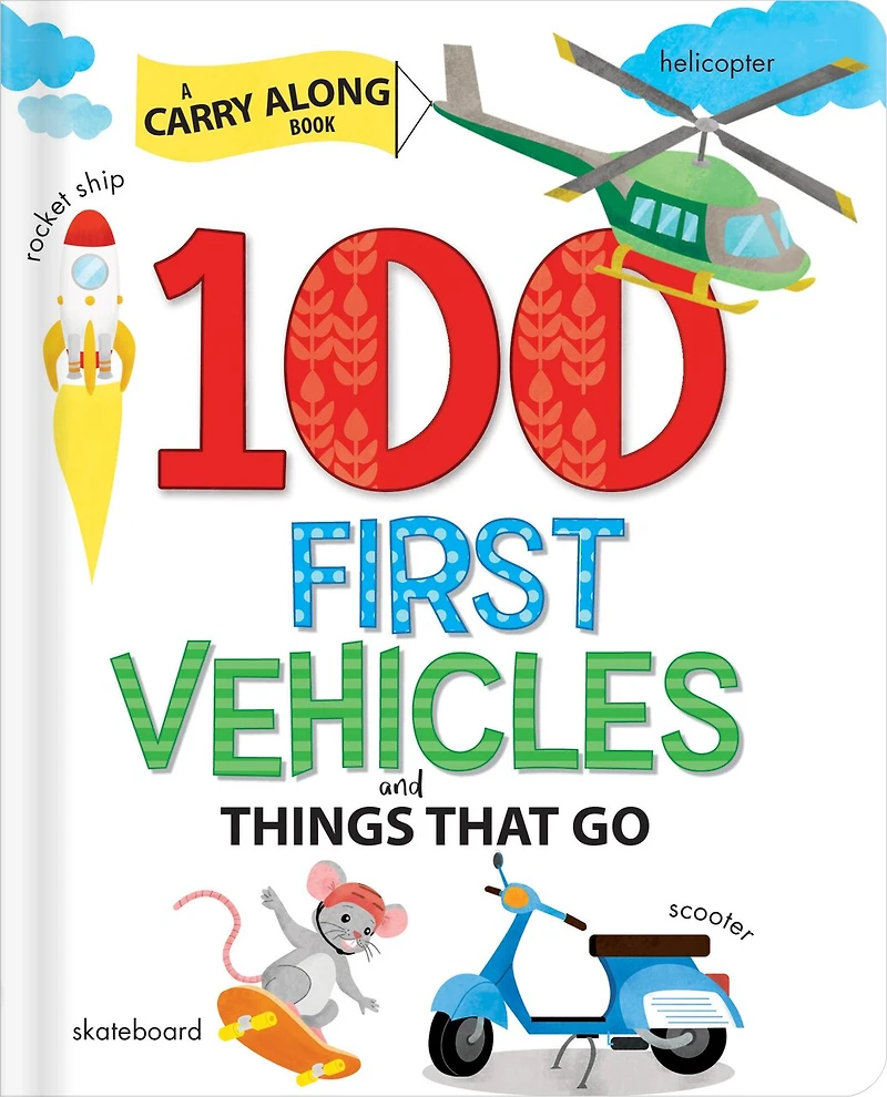 100 First Words Book: Vehicles and Things That Go | Baby Books for Toddlers Ages 1-3 Early Learning Kids
