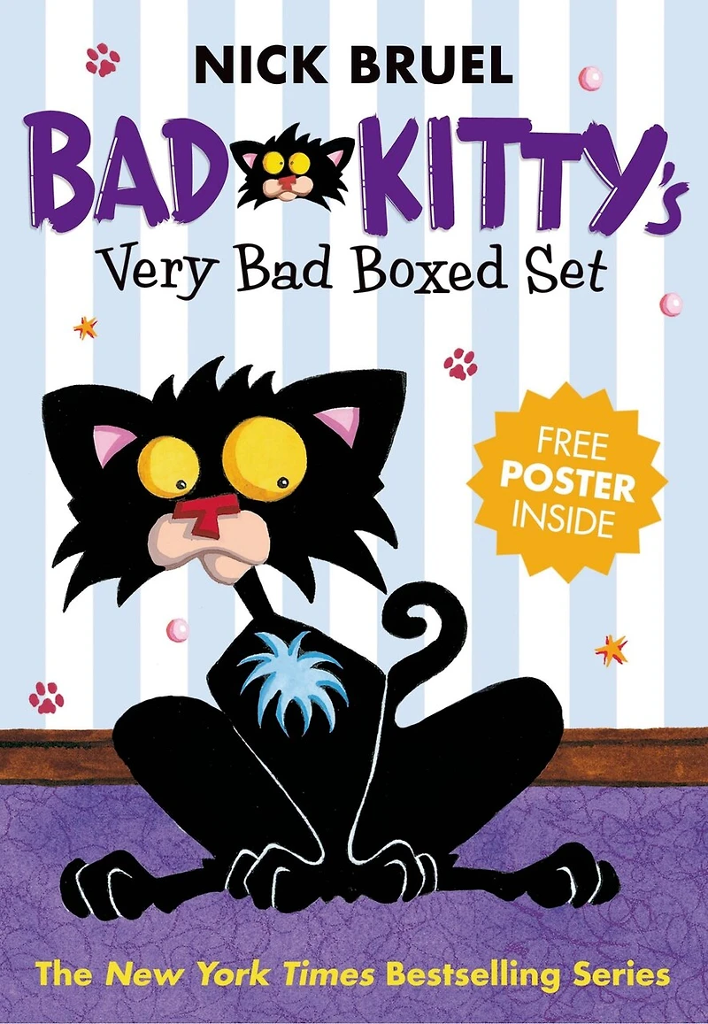 Bad Kitty's Very Bad Boxed Set (#1): Bad Kitty Gets A Bath, Happy Birthday, Bad Kitty, Bad Kitty Vs Uncle Murray - With Free Poster!