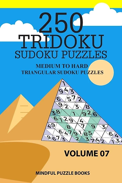 250 Tridoku Sudoku Puzzles: Medium to Hard Triangular Sudoku Puzzles