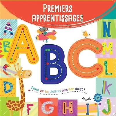 A, B, C: passe sur les lettres avec ton doigt !