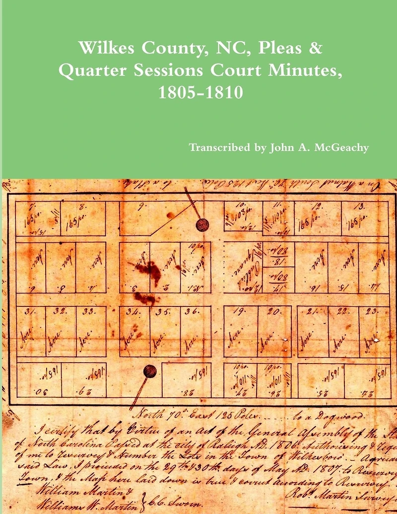 Wilkes County, NC, P&Q Minutes, 1805-1810