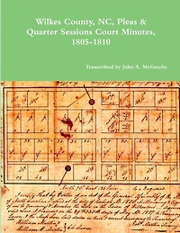 Wilkes County, NC, P&Q Minutes, 1805-1810