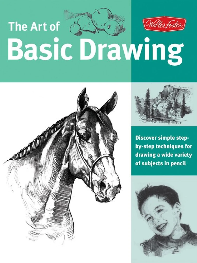 Art of Basic Drawing: Simple step-by-step techniques for drawing a variety subjects graphite pencil